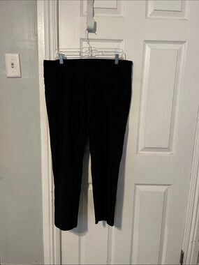 Terra & Sky Black Stretch Ponte Pants